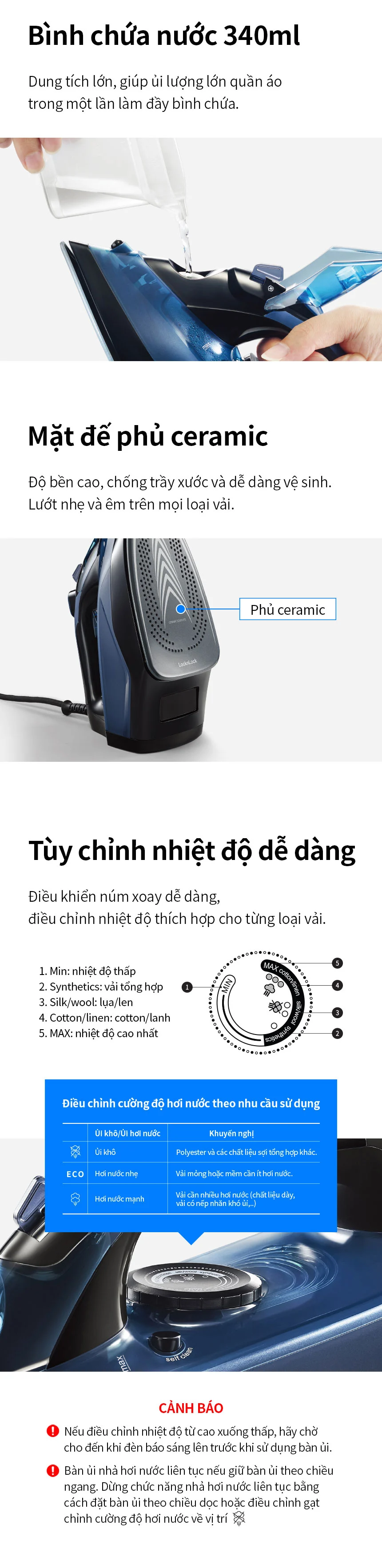 Bàn Ủi Hơi Nước LocknLock ENI362BLU 340ml 8 ban ui hoi nuoc locknlock eni362blu 340ml description 1785050655