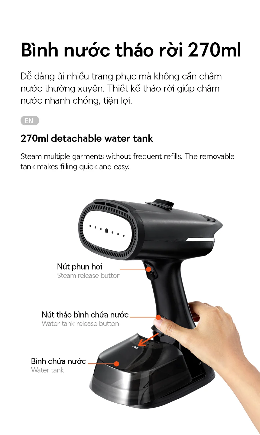 ban ui hoi nuoc locknlock hut vai thong minh eni216blk dung tich 270ml 220 240v 50 60hz1400w mau den description 1785050633