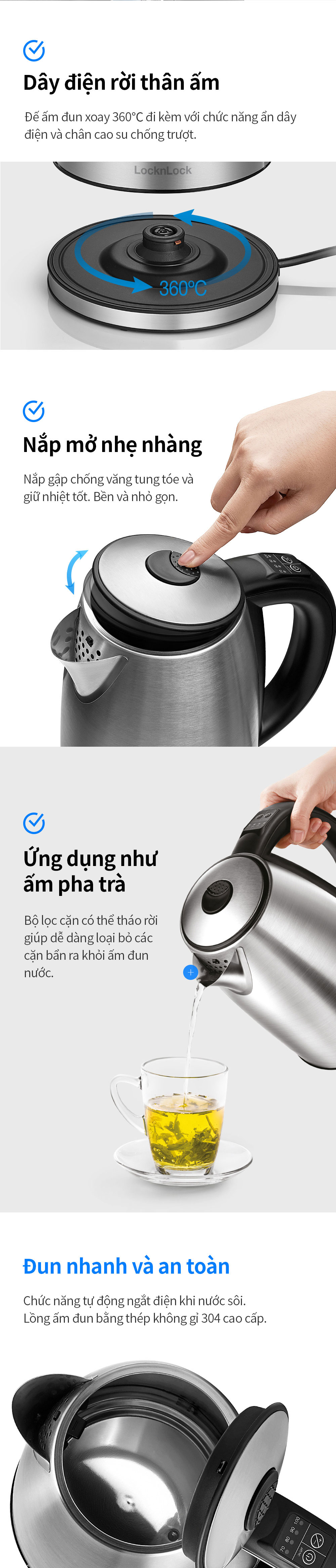 binh dun sieu toc locknlock 1 7l 220 240v 50 60hz 1850 2200w mau bac ejk136slv description 1785046934
