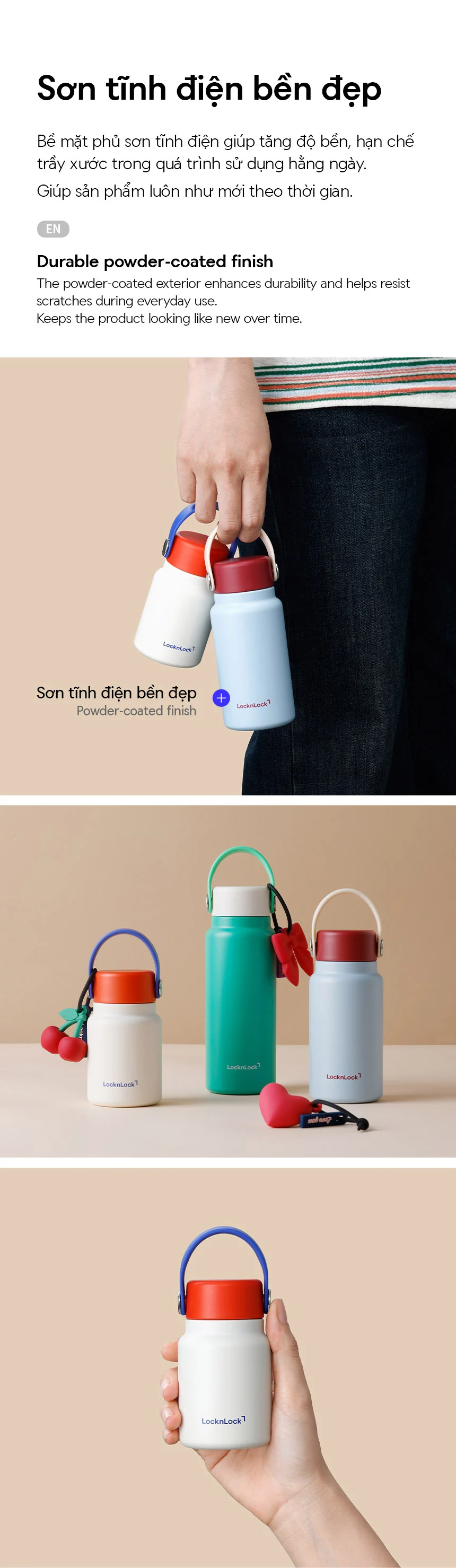 binh giu nhiet bo tui locknlock mini pocket tumbler co quai xach lhc4439grn lhc4438blu lhc4437ivy description 1785056073