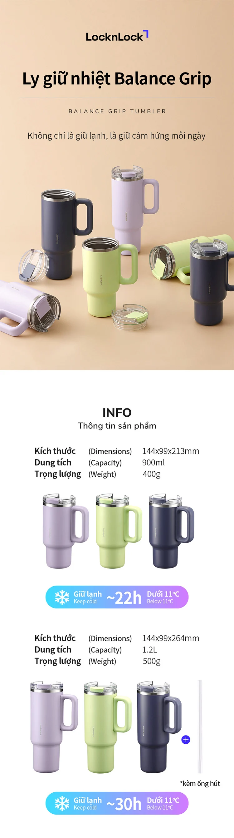 binh giu nhiet locknlock balance grip tay cam chong truot 2 dung tich 900ml 1 2l 3 mau lhc4397 lhc4398 description 1785055542