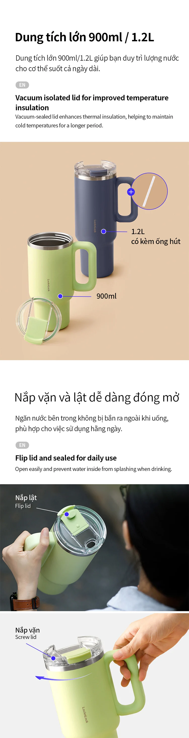 binh giu nhiet locknlock balance grip tay cam chong truot 2 dung tich 900ml 1 2l 3 mau lhc4397 lhc4398 description 1785055544