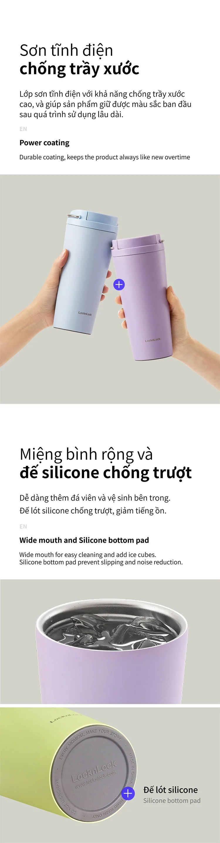 binh giu nhiet locknlock bucket one touch 550ml 3 mau xanh la xanh da troi tim lhc3345 description 1785055763
