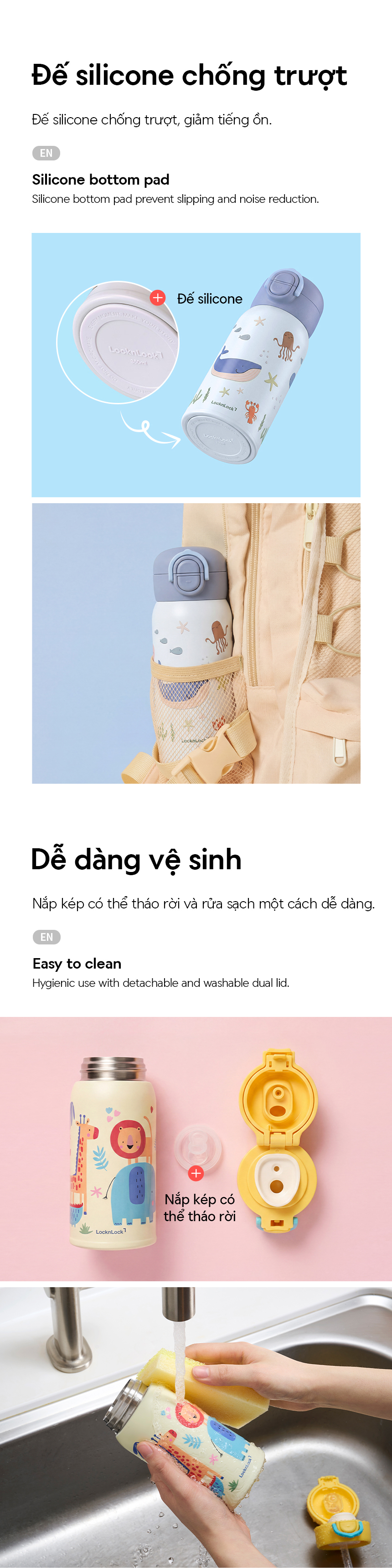 Bình giữ nhiệt LocknLock cho bé nắp uống kép dung tích 350ml - 2 Màu - LHC3400 25 binh giu nhiet locknlock cho be nap uong kep dung tich 350ml 2 mau lhc3400 description 1785057028