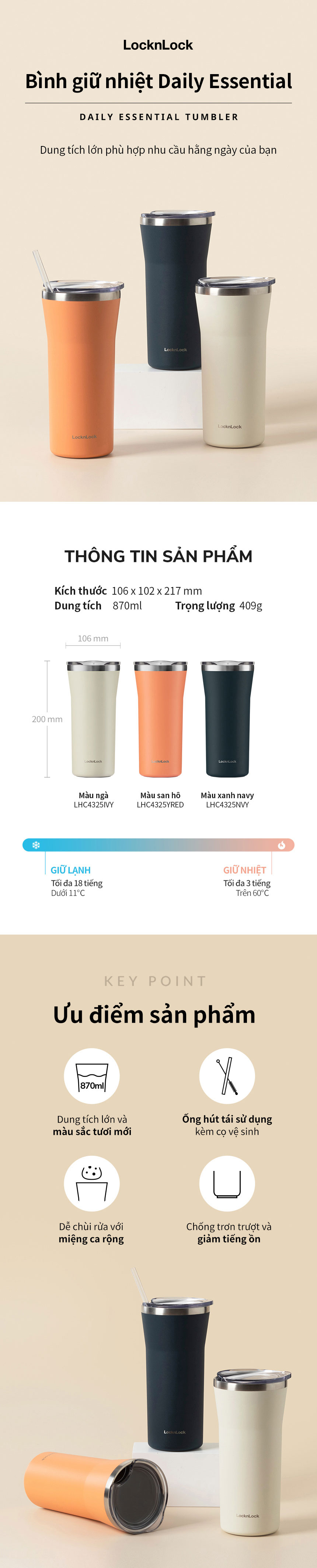 binh giu nhiet locknlock daily essential 870ml 3 mau nga san hoxanh navy lhc4325 description 1785056123
