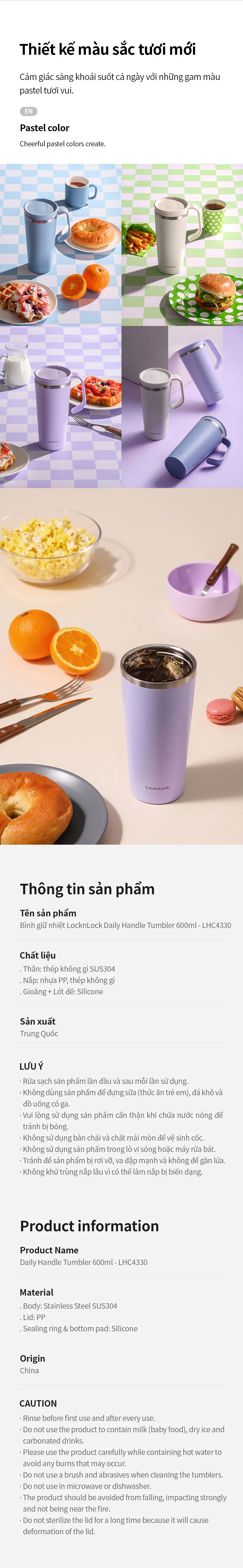Bình Giữ Nhiệt Locknlock Daily Handle Tumbler 600Ml - 3 Màu (Xanh Da Trời, Ngà, Tím) - LHC4330 11 binh giu nhiet locknlock daily handle tumbler 600ml 3 mau xanh da troi nga tim lhc4330 description 1785055897
