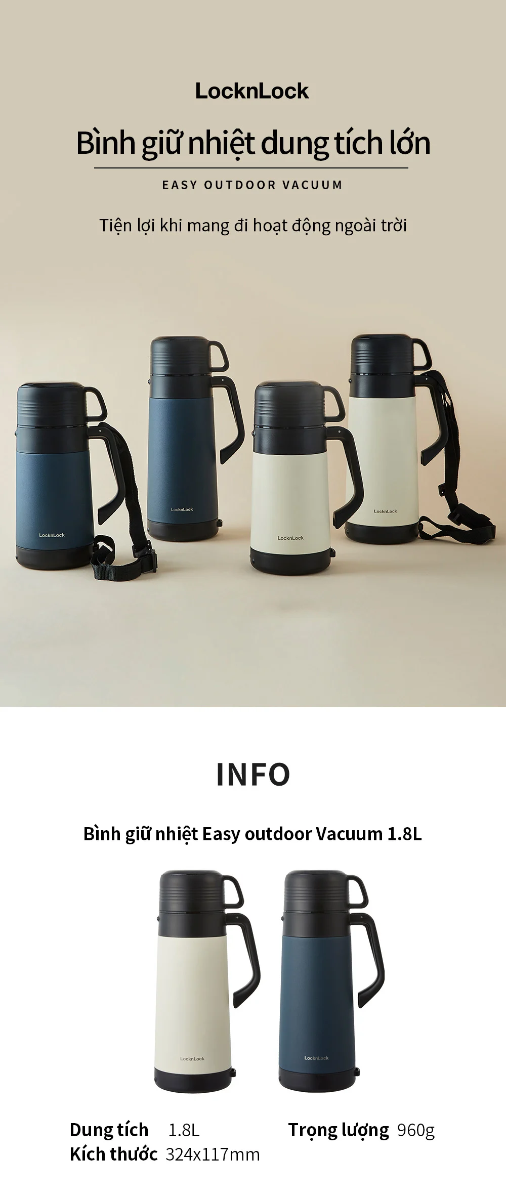 binh giu nhiet locknlock easy outdoor vacuum bottle 1 8l 2 mau nga xanh navy lhc1485 description 1785055489