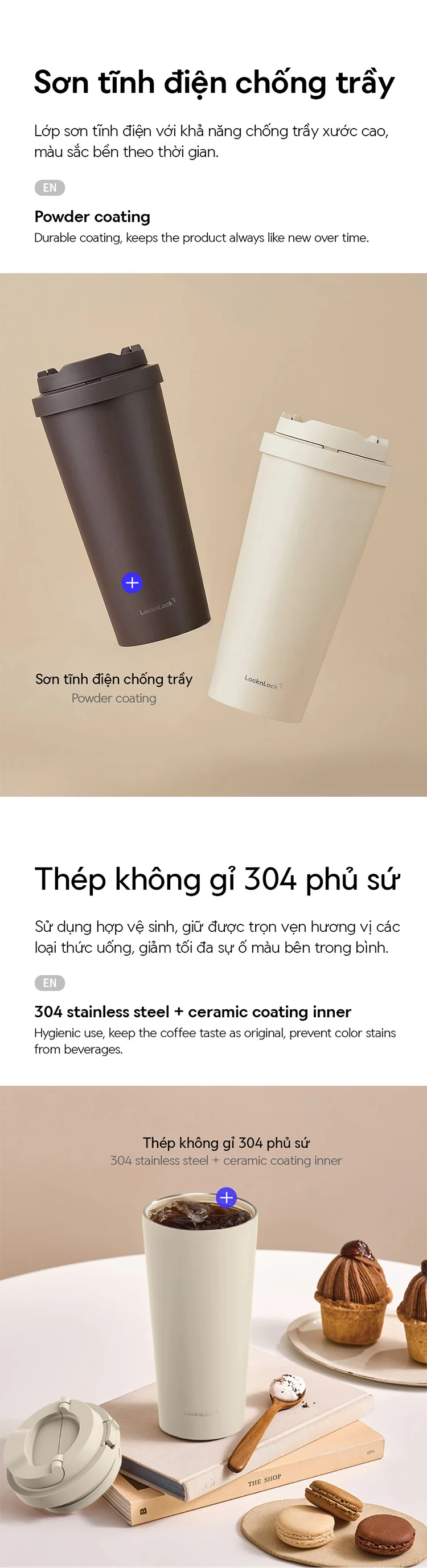 Bình giữ nhiệt LocknLock Energetic Ceramic Tumbler 550ml - 2 Màu - LHC3414 12 binh giu nhiet locknlock energetic ceramic tumbler 550ml 2 mau lhc3414 description 1785056036