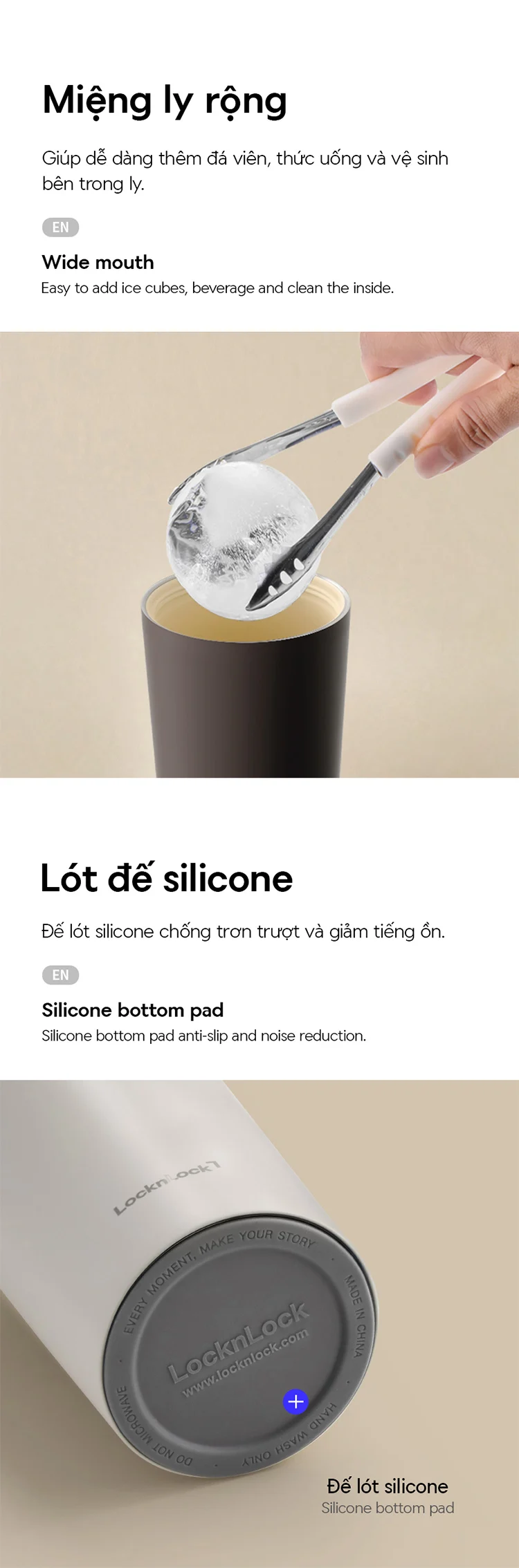 Bình giữ nhiệt LocknLock Energetic Ceramic Tumbler 550ml - 2 Màu - LHC3414 14 binh giu nhiet locknlock energetic ceramic tumbler 550ml 2 mau lhc3414 description 1785056037