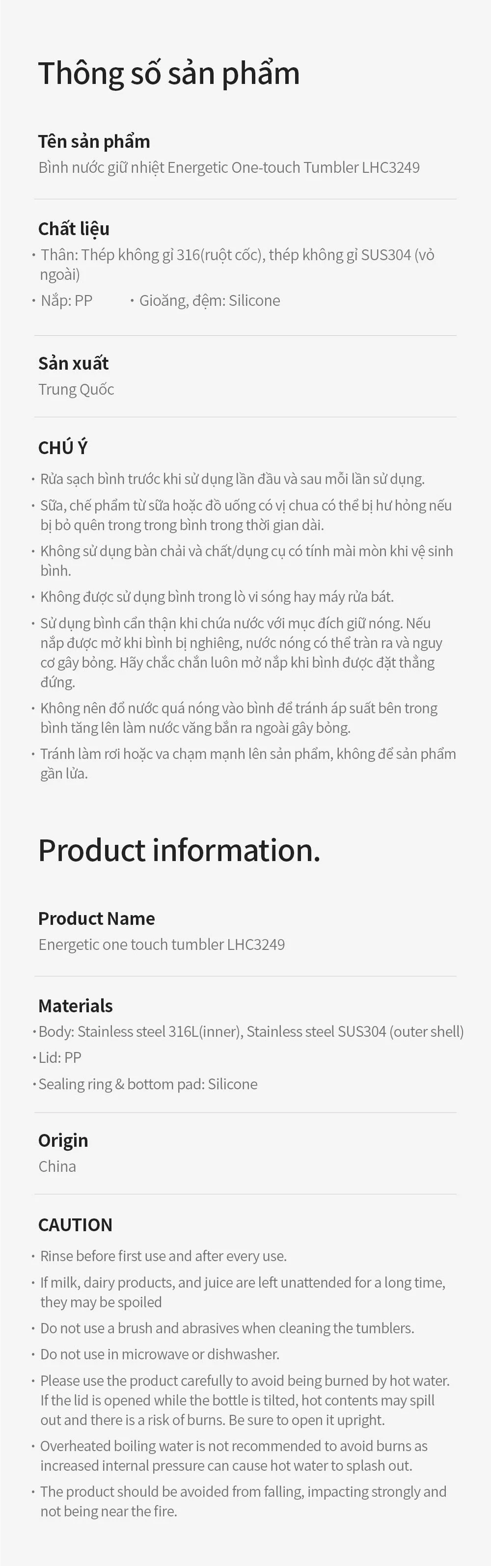 Bình Giữ Nhiệt LocknLock Energetic Tumbler 550ml - 4 màu (Đen, Xanh Navy, Hồng, Trắng) - LHC3249 10 binh giu nhiet locknlock energetic tumbler 550ml 4 mau den xanh navy hong trang lhc3249 description 1785055638