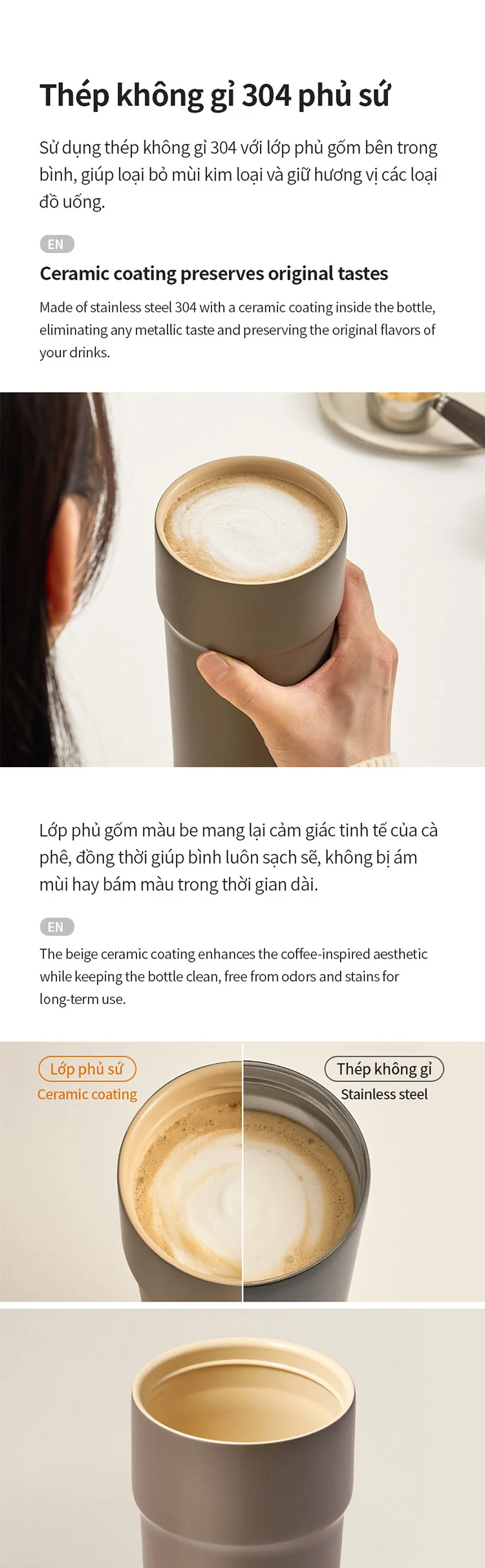Bình giữ nhiệt LocknLock Metro cafe 650ml - 4 Màu (Chocolate, Nâu Đậm, Ngà, Tím Nhạt) - LHC4359 8 binh giu nhiet locknlock metro cafe 650ml 4 mau chocolate nau dam nga tim nhat lhc4359 description 1785056104 1