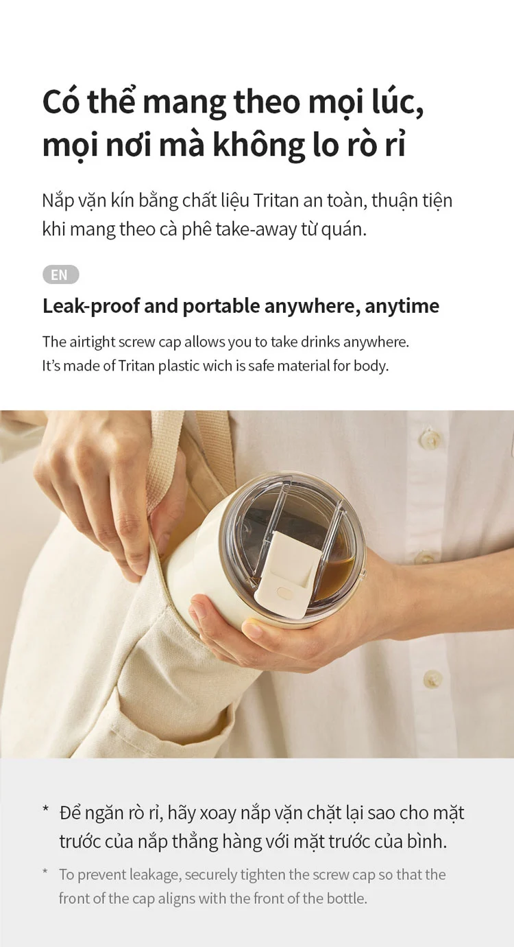 Bình giữ nhiệt LocknLock Metro cafe 650ml - 4 Màu (Chocolate, Nâu Đậm, Ngà, Tím Nhạt) - LHC4359 9 binh giu nhiet locknlock metro cafe 650ml 4 mau chocolate nau dam nga tim nhat lhc4359 description 1785056105