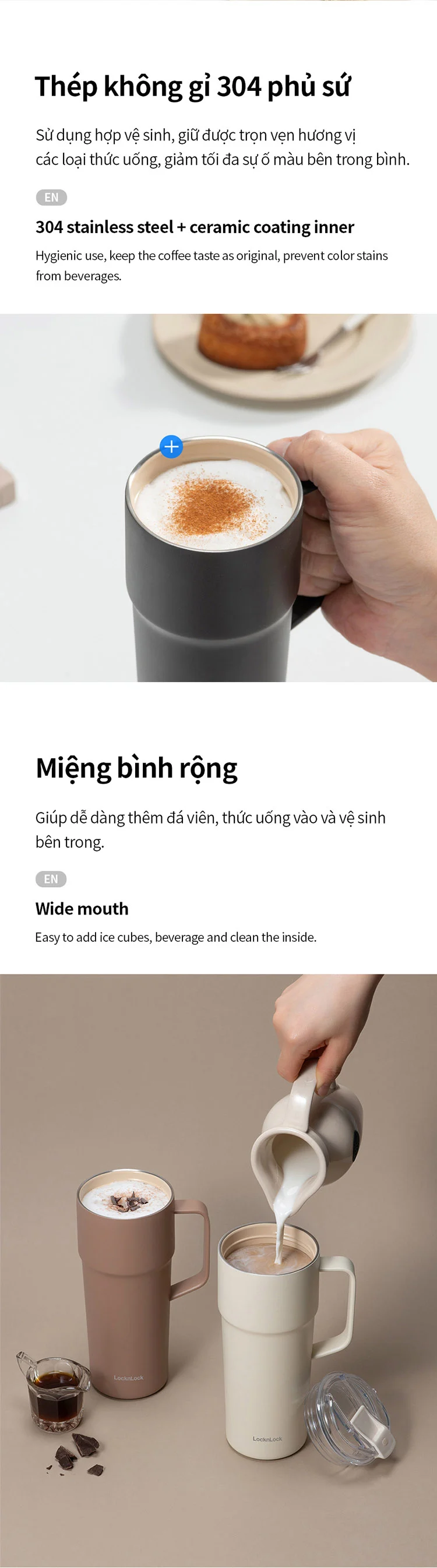 Bình Giữ Nhiệt LocknLock Metro Cafe 750ml, Thép Phủ Sứ - LHC4418 15 binh giu nhiet locknlock metro cafe 750ml thep phu su lhc4418 description 1785055455