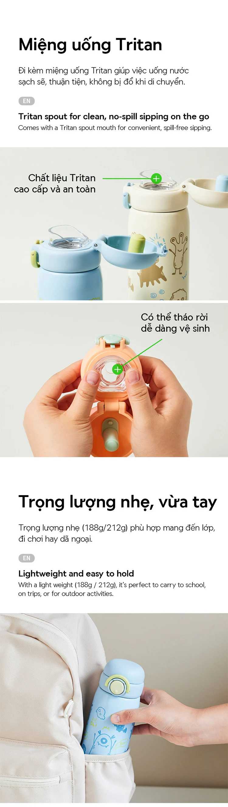 Bình giữ nhiệt LocknLock School Fit Luminous 380ml – LHC3387 / 510ml – LHC3388 15 binh giu nhiet locknlock school fit luminous 380ml lhc3387 510ml lhc3388 description 1785056936