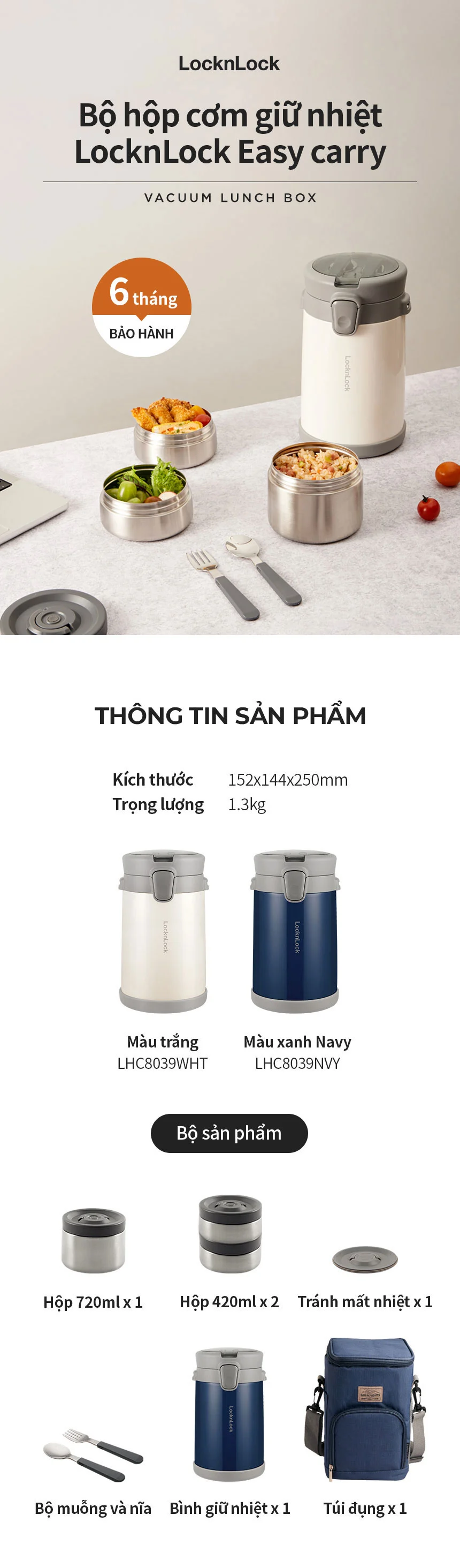 bo hop com giu nhiet locknlock easy carry 2 0l 720ml1 420ml2 bo muong va nia1 tui dung1 2 mau xanh trang lhc8039 description 1785059306