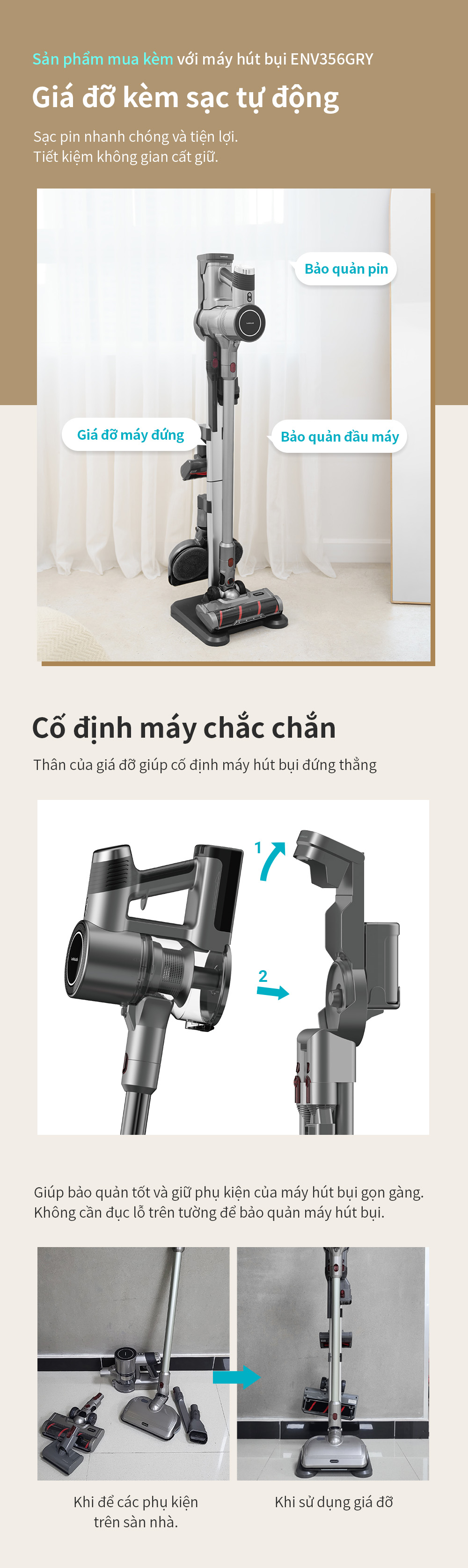 gia do kem sac tu dong auto charging stander 300x300x1170mm mau xam env356gry acs description 1785050906