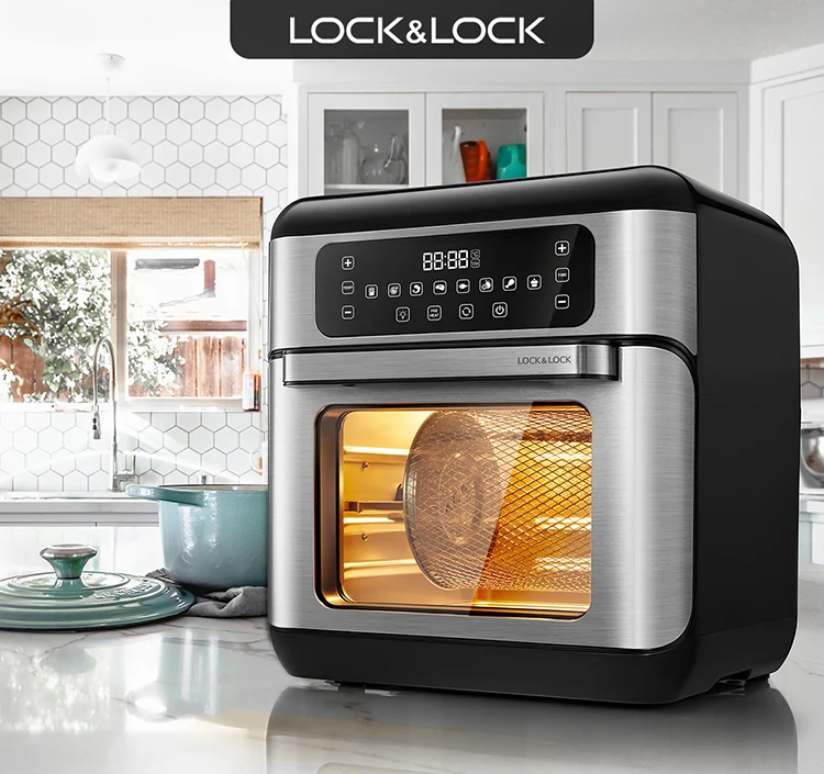 giam ngay 300k lo nuong chan khong dien tu locknlock digital air fryer oven 10l mau den ejf291blk description 1785041206