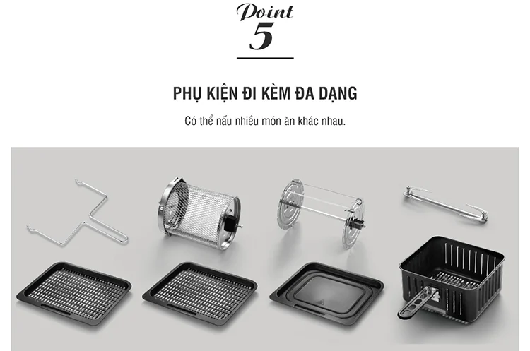 giam ngay 300k lo nuong chan khong dien tu locknlock digital air fryer oven 10l mau den ejf291blk description 1785041209