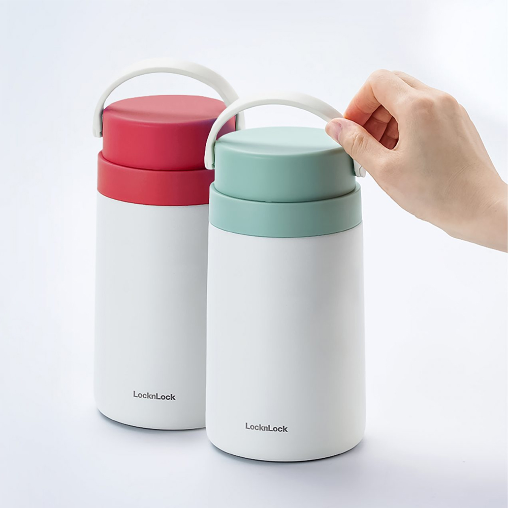 hop giu nhiet dung thuc an locknlock handle food jar 1l 2 mau xanh mint do lhc8043 description 1785059578
