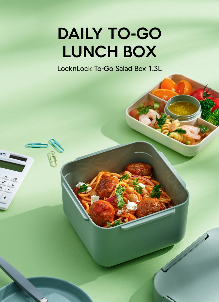 hop salad to go locknlock 1 3l nhua pp mau xanh mint lcb412 description 1785059498