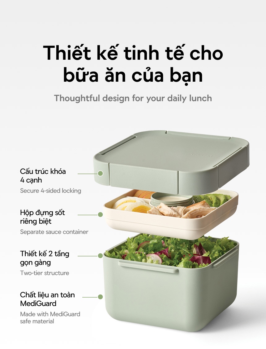 hop salad to go locknlock 1 3l nhua pp mau xanh mint lcb412 description 1785059500 1