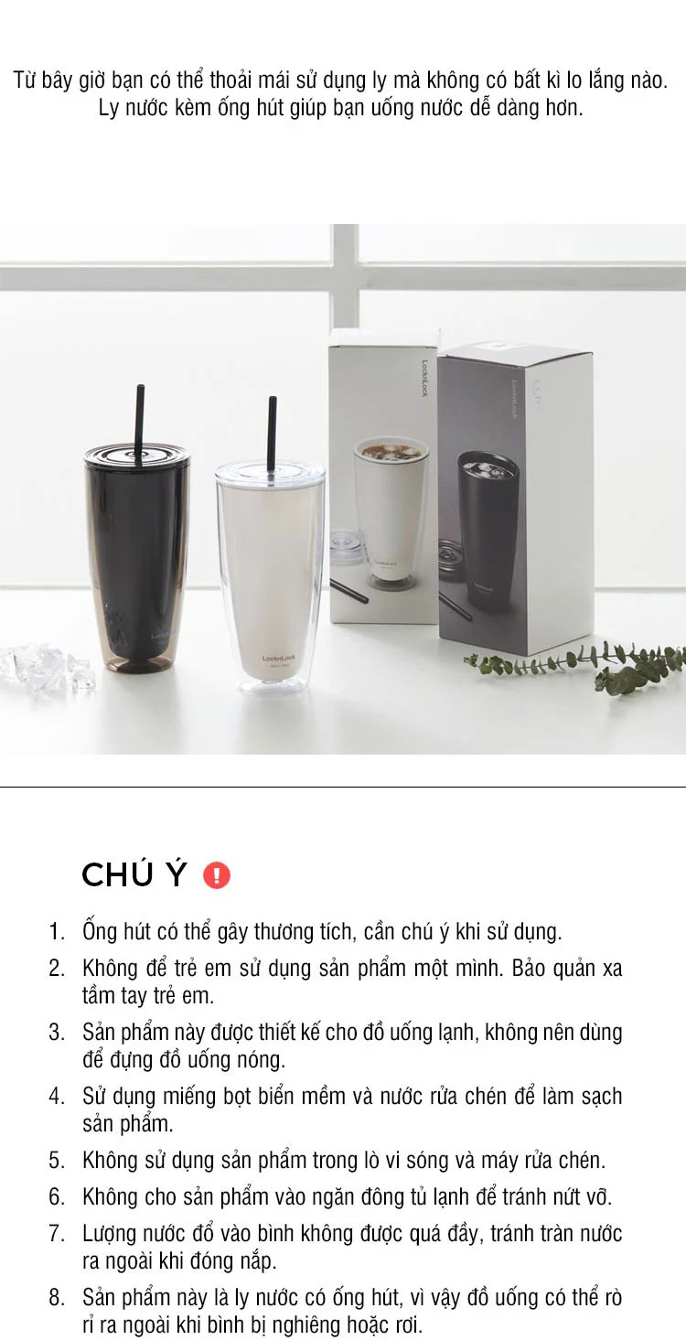 Ly Nhựa Có Ống Hút Lock&Lock - 750ml - 4 Màu (Đen, Ngà, Xanh Nước Biển, Vàng) - HAP507 8 ly nhua co ong hut locklock 750ml 4 mau den nga xanh nuoc bien vang hap507 description 1785057851 1