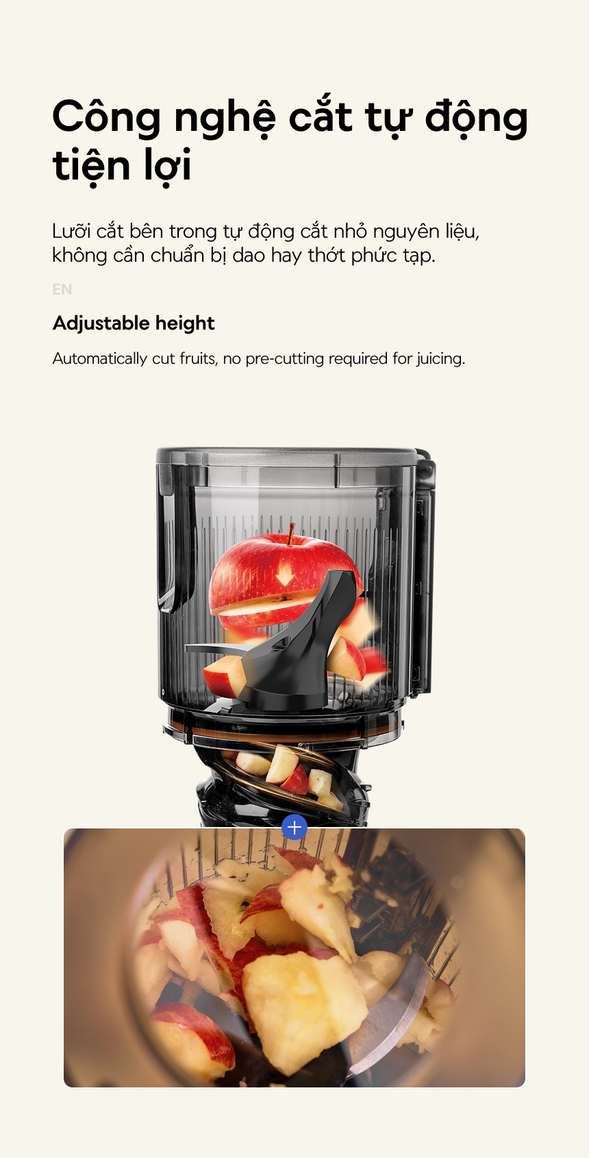 Máy ép chậm Locknlock Slow juicer 220-240V, 50/60Hz, 200W - Màu đen - EJJ441BLK 12 may ep cham locknlock slow juicer 220 240v 50 60hz 200w mau den ejj441blk description 1785045196