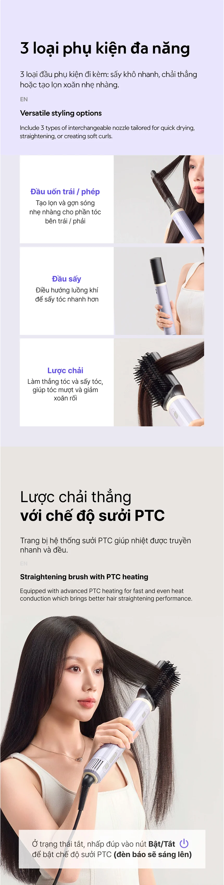 may say tao kieu toc locknlock 220 240v mau tim xam ena526gry description 1785052568