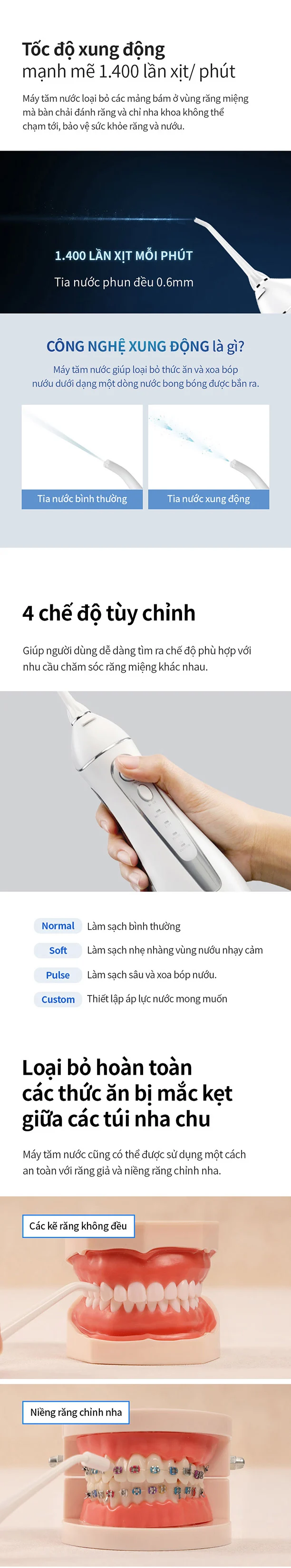 may tam nuoc locknlock jumbo oral irrigator 300ml mau xam enr166gry description 1785051317