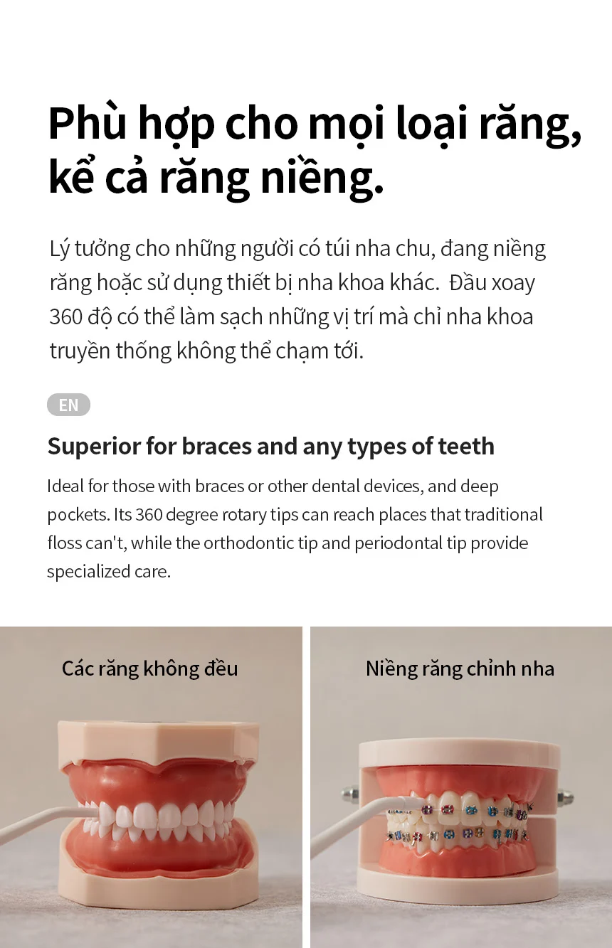 may tam nuoc locknlock rechargeable oral irrigator 3 7v 8w 250ml mau trang enr154wht description 1785051291 1