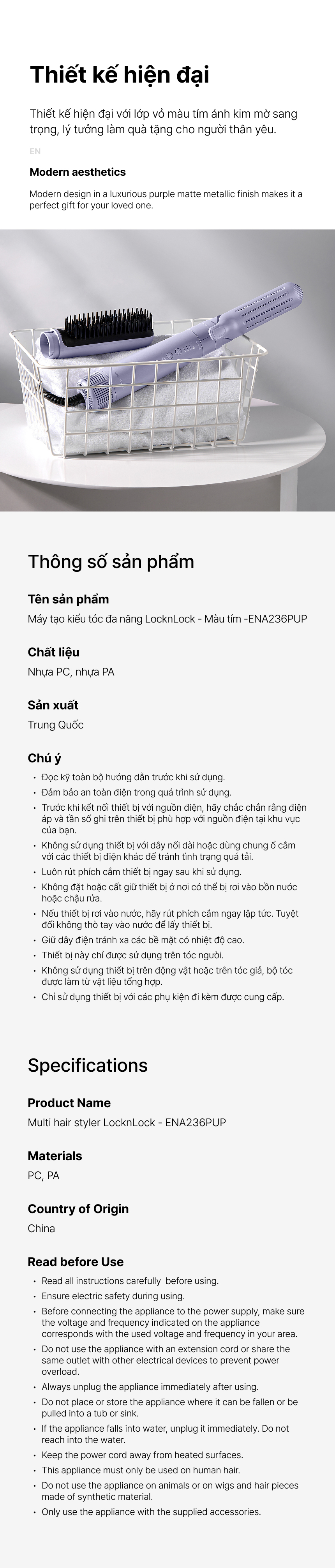 may tao kieu toc da nang 3 muc nhiet linh hoat locknlock 210w mau tim ena236pup description 1785052622