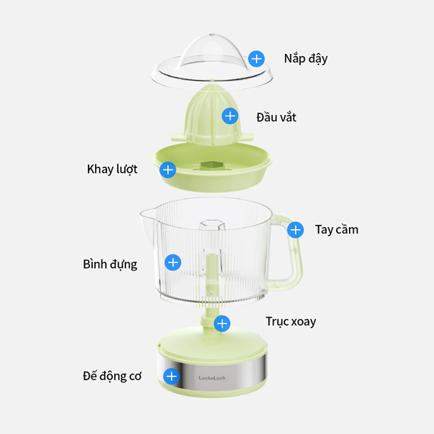 may vat cam xoay ep hai chieu locknlock citrus juicer 40w 700ml 3 mau ejj244 description 1785045550