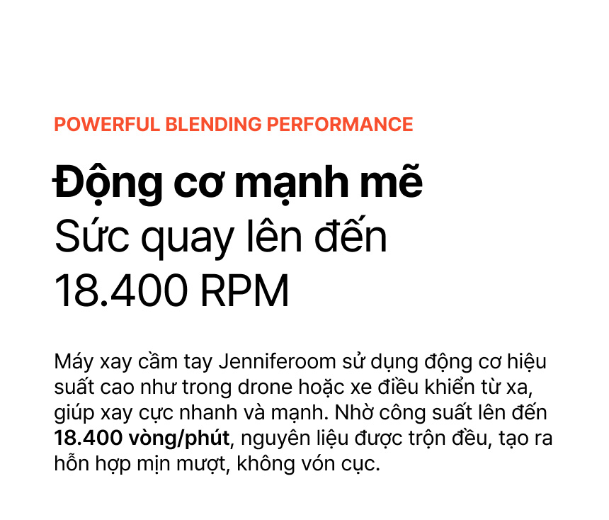 Máy xay sinh tố cầm tay Jenniferoom Portable blender 75W 2000mAh JRK-BLP101 13 may xay sinh to cam tay jenniferoom portable blender 75w 2000mah jrk blp101 description 1785044806