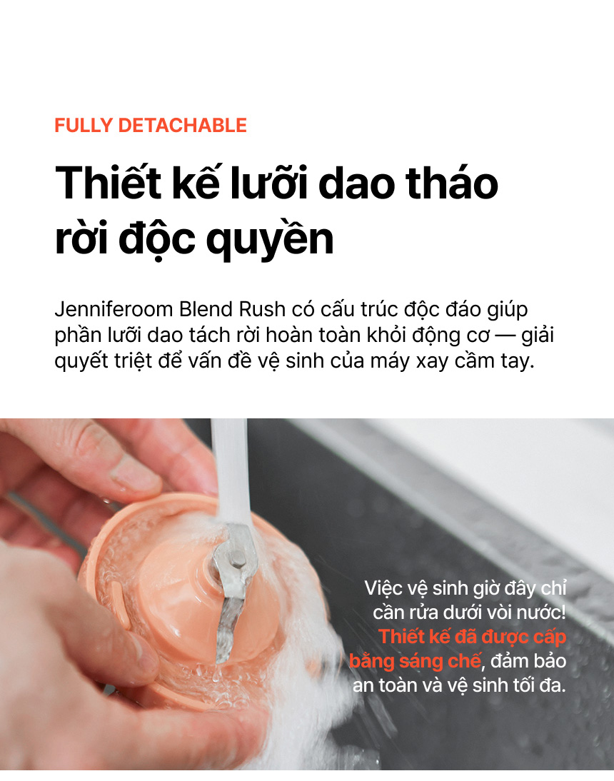 Máy xay sinh tố cầm tay Jenniferoom Portable blender 75W 2000mAh JRK-BLP101 17 may xay sinh to cam tay jenniferoom portable blender 75w 2000mah jrk blp101 description 1785044811