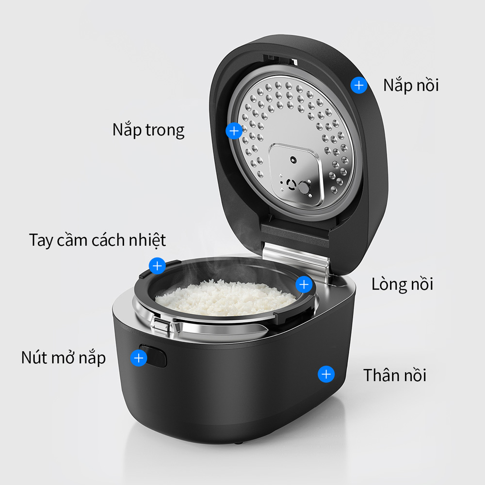 Nồi cơm điện cao tần LocknLock 1.2L chống tràn, giữ ấm 24 giờ EJR586BLK 8 noi com dien cao tan locknlock 1 2l chong tran giu am 24 gio ejr586blk description 1785047680