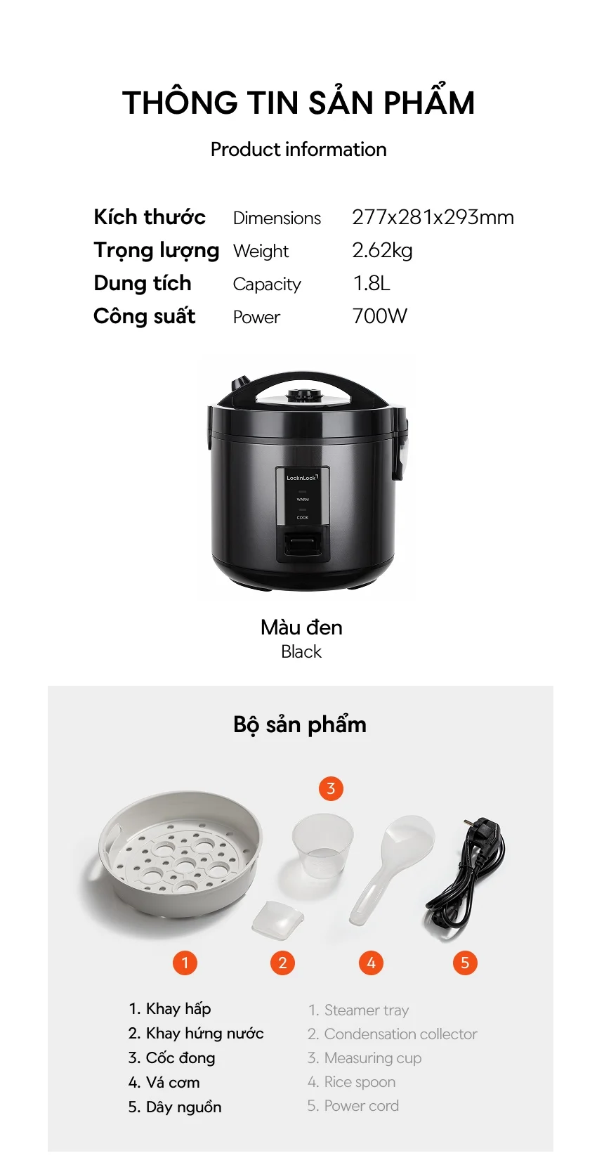 noi com dien locknlock daily rice cooker ejr472blk dung tich 1 8l mau den description 1785047479