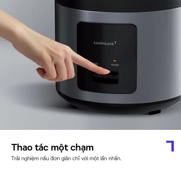 Nồi cơm điện LocknLock Essential Rice Cooker dung tích 1.8L - Màu Đen - EJR452BLK 10 noi com dien locknlock essential rice cooker dung tich 1 8l mau den ejr452blk description 1785047465