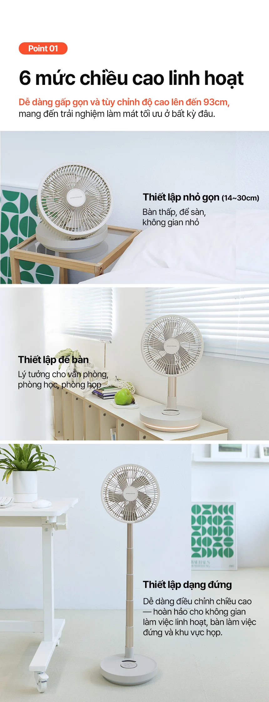 quat sac dien gap gon jenniferoom foldable fan 8w 8000mah mau be jrl ff085com description 1785050284