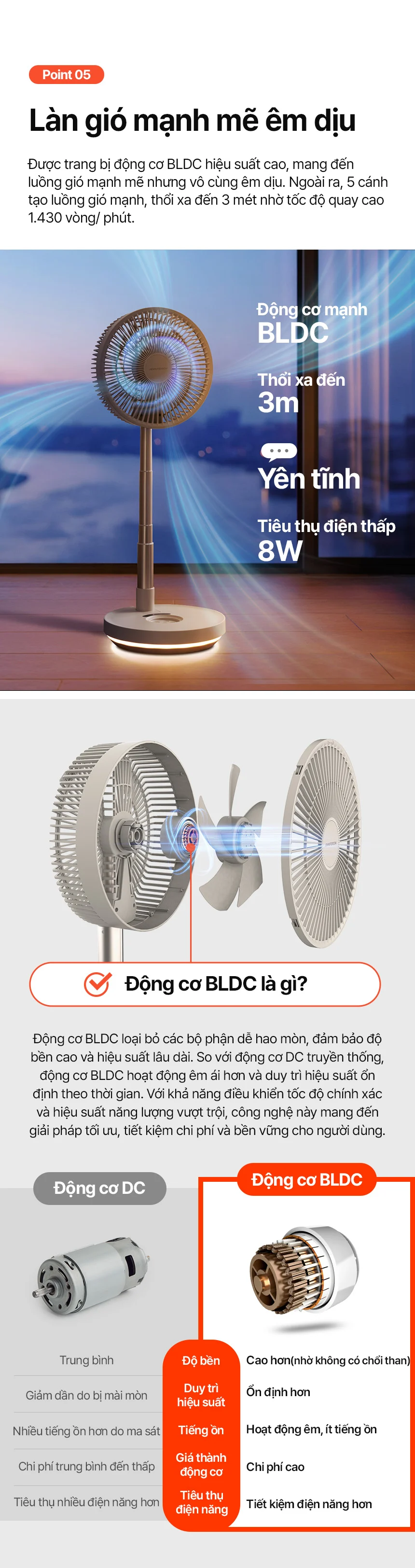 quat sac dien gap gon jenniferoom foldable fan 8w 8000mah mau be jrl ff085com description 1785050291