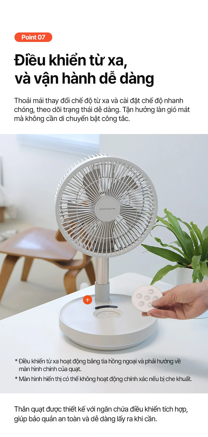 quat sac dien gap gon jenniferoom foldable fan 8w 8000mah mau be jrl ff085com description 1785050294