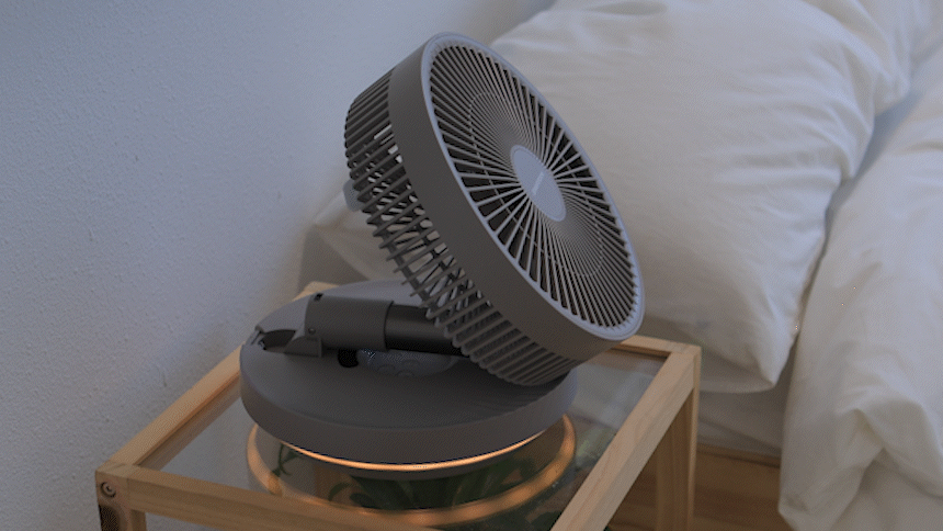 quat sac dien gap gon jenniferoom foldable fan 8w 8000mah mau be jrl ff085com description 1785050298