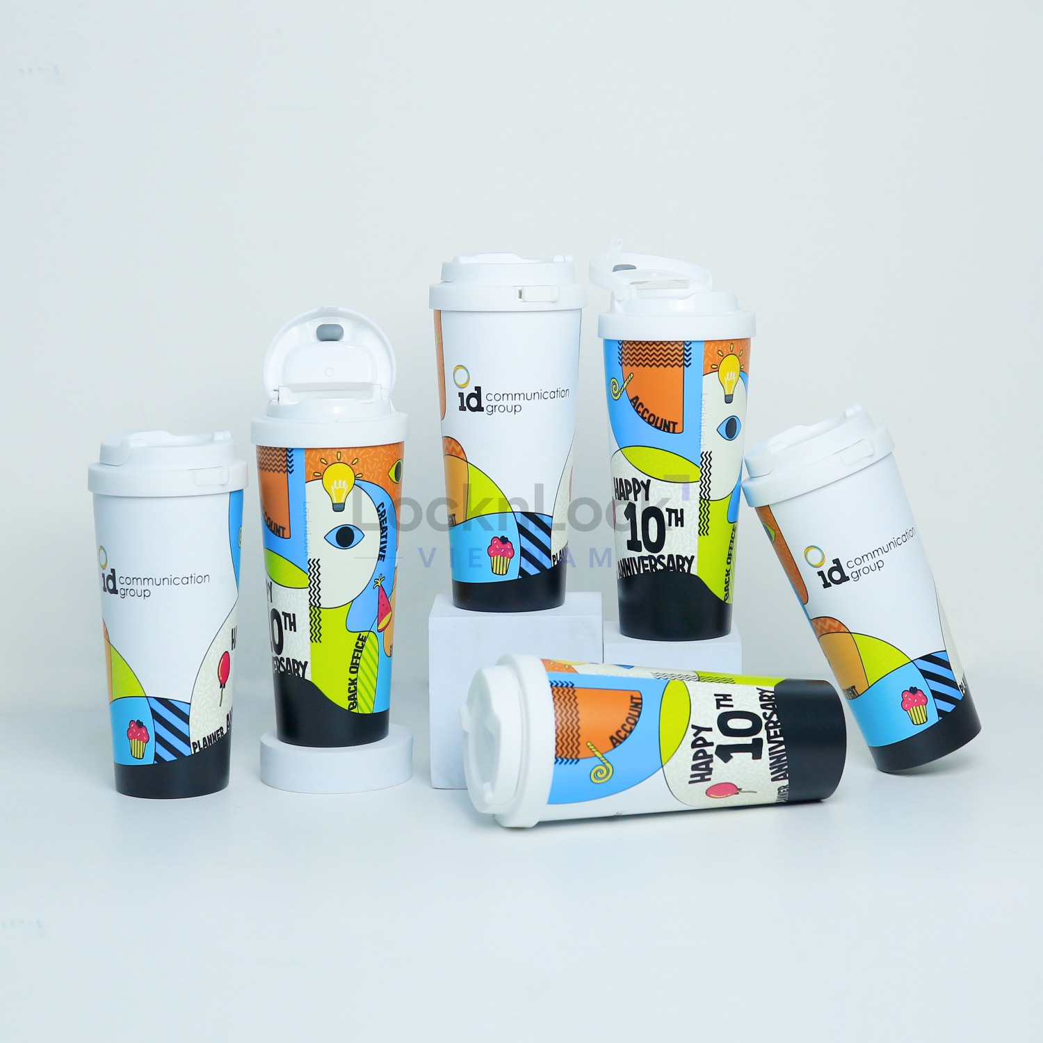 Cốc giữ nhiệt in logo có thể phối cùng sổ, bút, trà và hộp quà doanh nghiệp Cốc giữ nhiệt in logo có thể phối cùng sổ, bút, trà và hộp quà doanh nghiệp