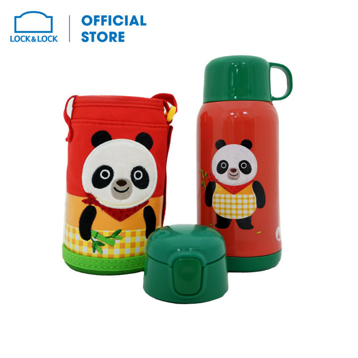 Bình giữ nhiệt Cartoon Kids Lock&Lock LHC1435PDA (550ml - gấu Panda) giá  tốt nhất 03/2023