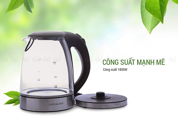 Công suất tiêu thụ điện của ấm siêu tốc là bao nhiêu?