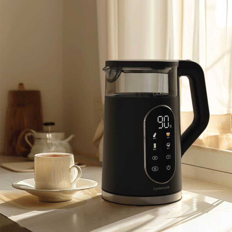 Ấm đun siêu tốc LocknLock Digital electric kettle 1.7L- Màu đen EJK286BLK 5 chế độ nhiệt, giữ ấm 2 giờ 2 Ấm đun siêu tốc LocknLock Digital electric kettle 1.7L- Màu đen EJK286BLK 5 chế độ nhiệt, giữ ấm 2 giờ gallery