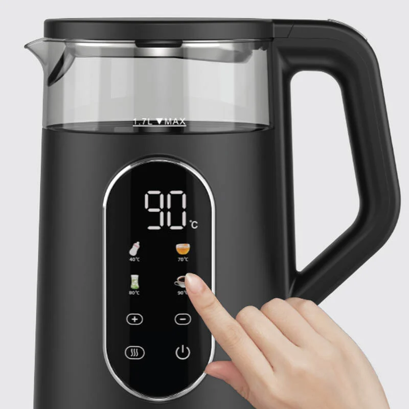 Ấm đun siêu tốc LocknLock Digital electric kettle 1.7L- Màu đen EJK286BLK 5 chế độ nhiệt, giữ ấm 2 giờ 5 Ấm đun siêu tốc LocknLock Digital electric kettle 1.7L- Màu đen EJK286BLK 5 chế độ nhiệt, giữ ấm 2 giờ gallery