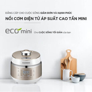 [ÁP VOUCHER 30%] Nồi Cơm Điện Tử Áp Suất Cao Tần Cuckoo 0.5L