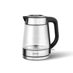 [Áp voucher 6%] Ấm Đun Siêu Tốc LocknLock Glass Electric Kettle EJK256BLK