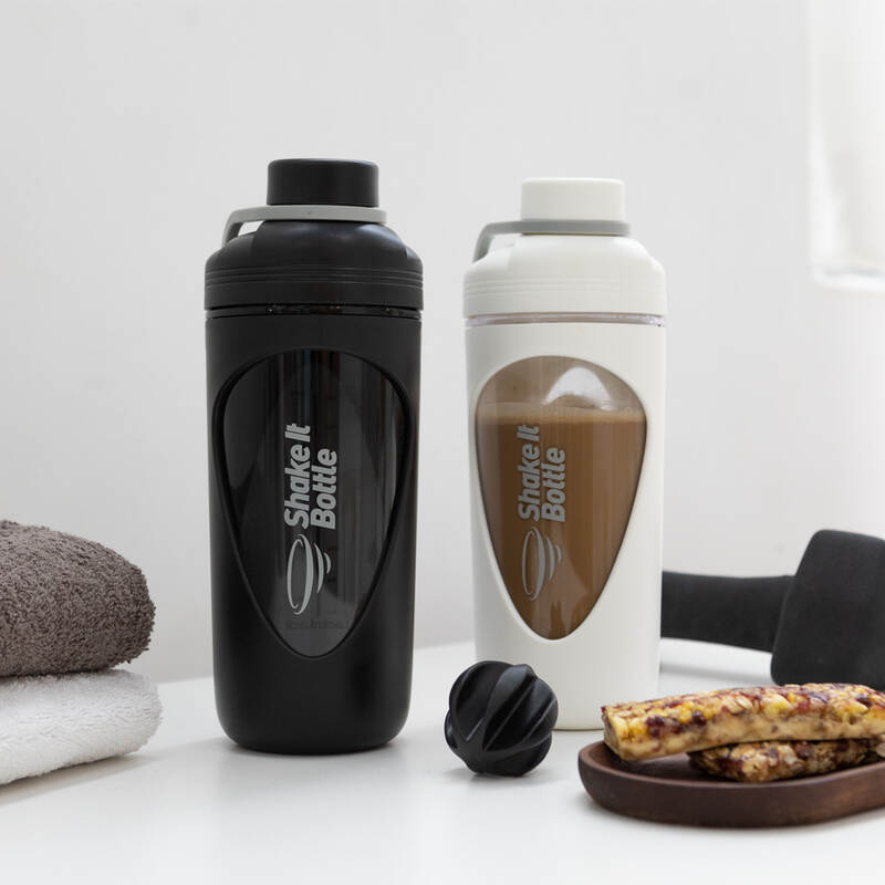 [Áp voucher 6%] Bình Lắc Locknlock Balance Shake It Bottle 800ml - 2 Màu (Đen, Trắng) - HAP949