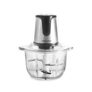 [Áp voucher 6%] Máy Xay Thịt LocknLock 2L (Điện Áp 220V - 240V, 50/60Hz, Công Suất 300W) - Màu Xám - EJM171